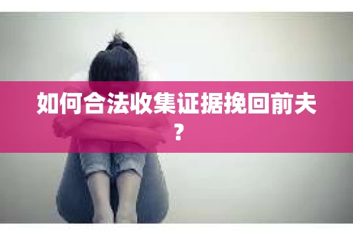 如何合法收集证据挽回前夫? 如何合法收集证据挽回前夫?