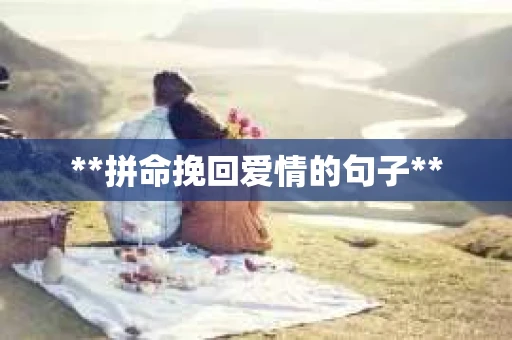 **拼命挽回爱情的句子**