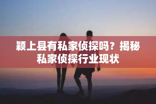 颖上县有私家侦探吗？揭秘私家侦探行业现状