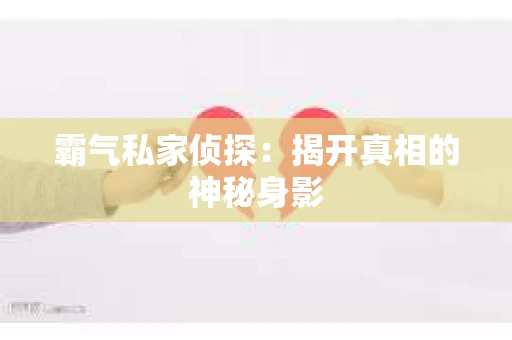 霸气私家侦探:揭开真相的神秘身影 霸气私家侦探:揭开真相的神秘身影