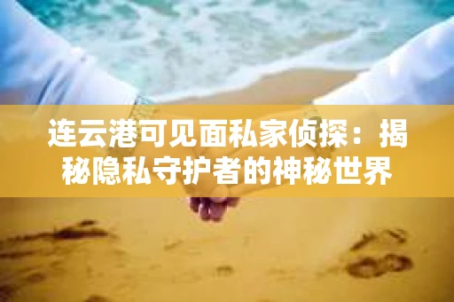 连云港可见面私家侦探：揭秘隐私守护者的神秘世界