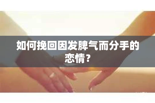 如何挽回因发脾气而分手的恋情? 如何挽回因发脾气而分手的恋情?