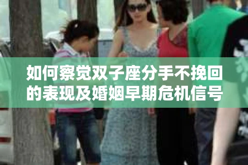 如何察觉双子座分手不挽回的表现及婚姻早期危机信号？