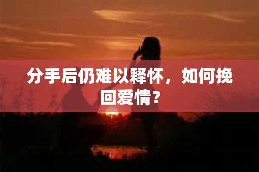 分手后仍难以释怀，如何挽回爱情？